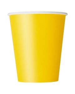 Sunflower Yellow Paper Cups