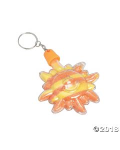 Sunshine Sand Art Bottle Keychains