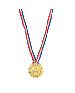 Super Star Goldtone Medals