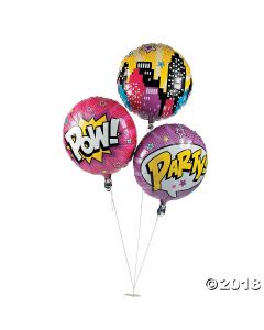 Superhero Girl Mylar Balloons