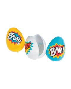 Superhero Plastic Easter Eggs