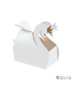 Sweet Swan Favor Boxes