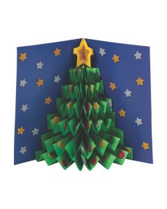 Tabletop Accordion Christmas Tree Craft Kit
