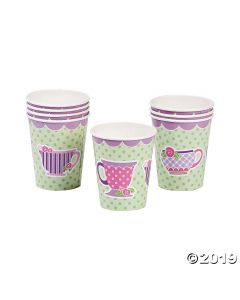 Tea Party Paper Cups