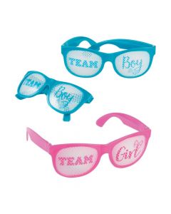 Team Boy and Team Girl Pinhole Glasses