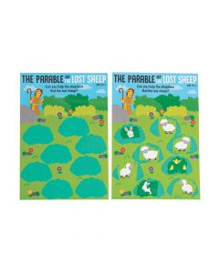 The Parable of the Lost Sheep Scratch ’N Reveal Activities