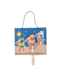The Wise Men Followed the Star Sign Pop-Up Craft Kit