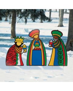 Three Wise Men Outdoor Yard Stakes