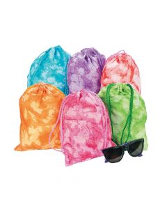 Tie-dyed Drawstring Bags