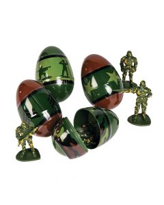 Toy-Filled Army Plastic Easter Eggs