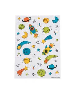Trendy Space Sticker Sheets