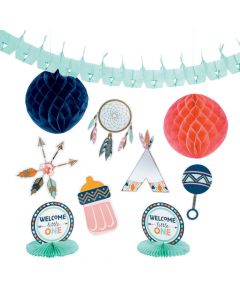 Tribal Baby Shower Decorating Kit