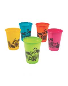 Tropical Nights Plastic Cups