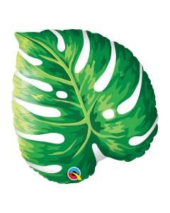 Tropical Philodendron Leaf-Shaped 21" Mylar Balloon