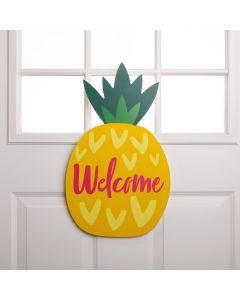 Tropical Pineapple Door Sign