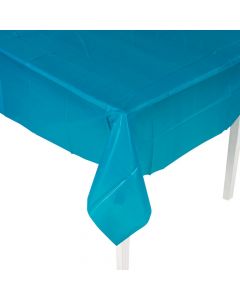 Turquoise Plastic Tablecloth