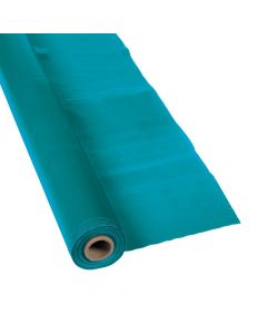 Turquoise Plastic Tablecloth Roll