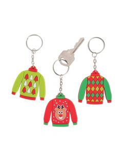 Ugly Sweater Keychains