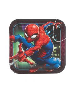 Ultimate Spider-Man Square Paper Dinner Plates