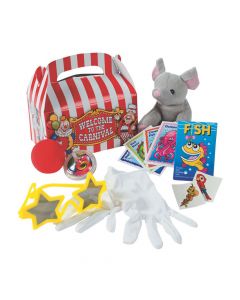 Under-The-Big-Top Pre-Filled Carnival Favor Boxes