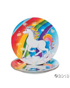 Unicorn Paper Lunch Plate