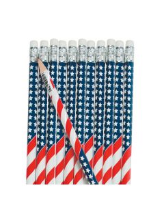 USA Flag Pencils