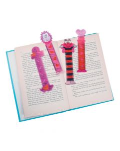 Valentine Character Ruler Bookmarks