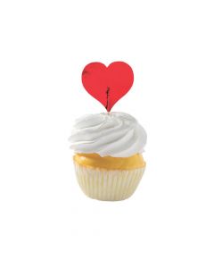 Valentine Foil Cupcake Picks
