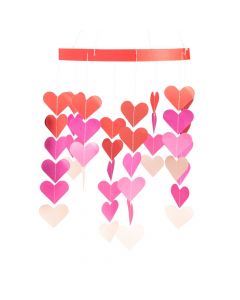 Valentine Hanging Heart Mobile Decoration