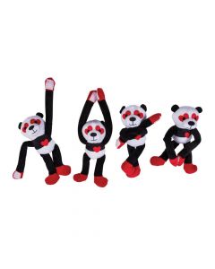 Valentine Long Arm Stuffed Pandas