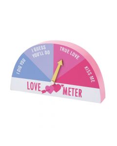 Valentine Love Meter Tabletop Sign