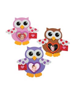 Valentine Owl Picture Frame Magnet Craft Kit