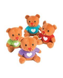 Valentine Stuffed Bears with T-Shirts