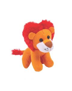 Valentine Stuffed Lions with Heart-Shaped Mane