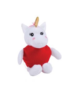 Valentine Stuffed Unicorns in Heart