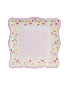 Vintage Collection Square Paper Dinner Plates