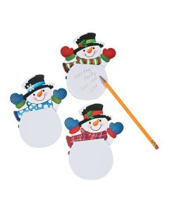 Waving Snowman Notepads