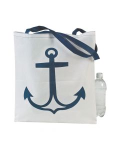 White Anchor Tote Bags
