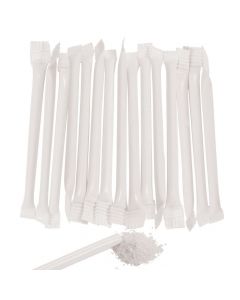 White Candy-Filled Straws