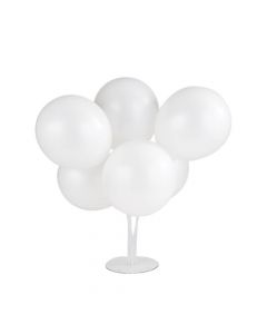 White Latex Balloon Bouquet Centerpieces