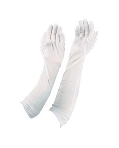 White Long Evening Gloves