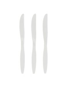 White Plastic Knives