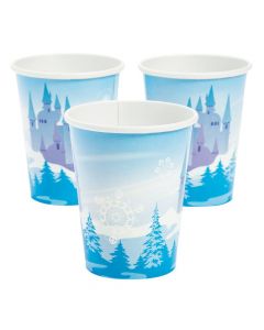Winter Princess Paper Cups