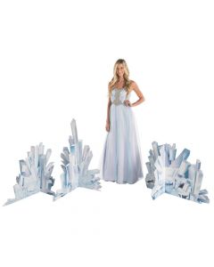 Winter Sparkle Crystal Cardboard Stand-Ups