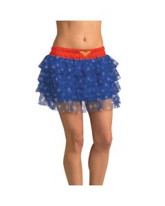 Women's Wonder Woman Skirt with Sequins