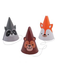 Woodland Party Cone Hats