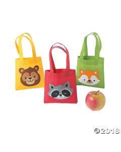 Woodland Party Mini Tote Bags
