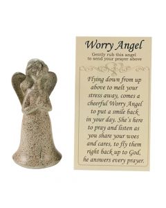 Worry Angels with Prayer Card