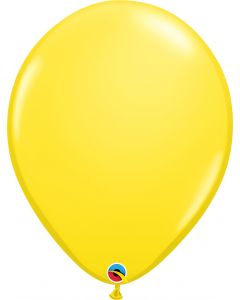Yellow 40cm Round Latex Balloon
