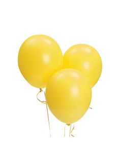 Yellow 9" Latex Balloons